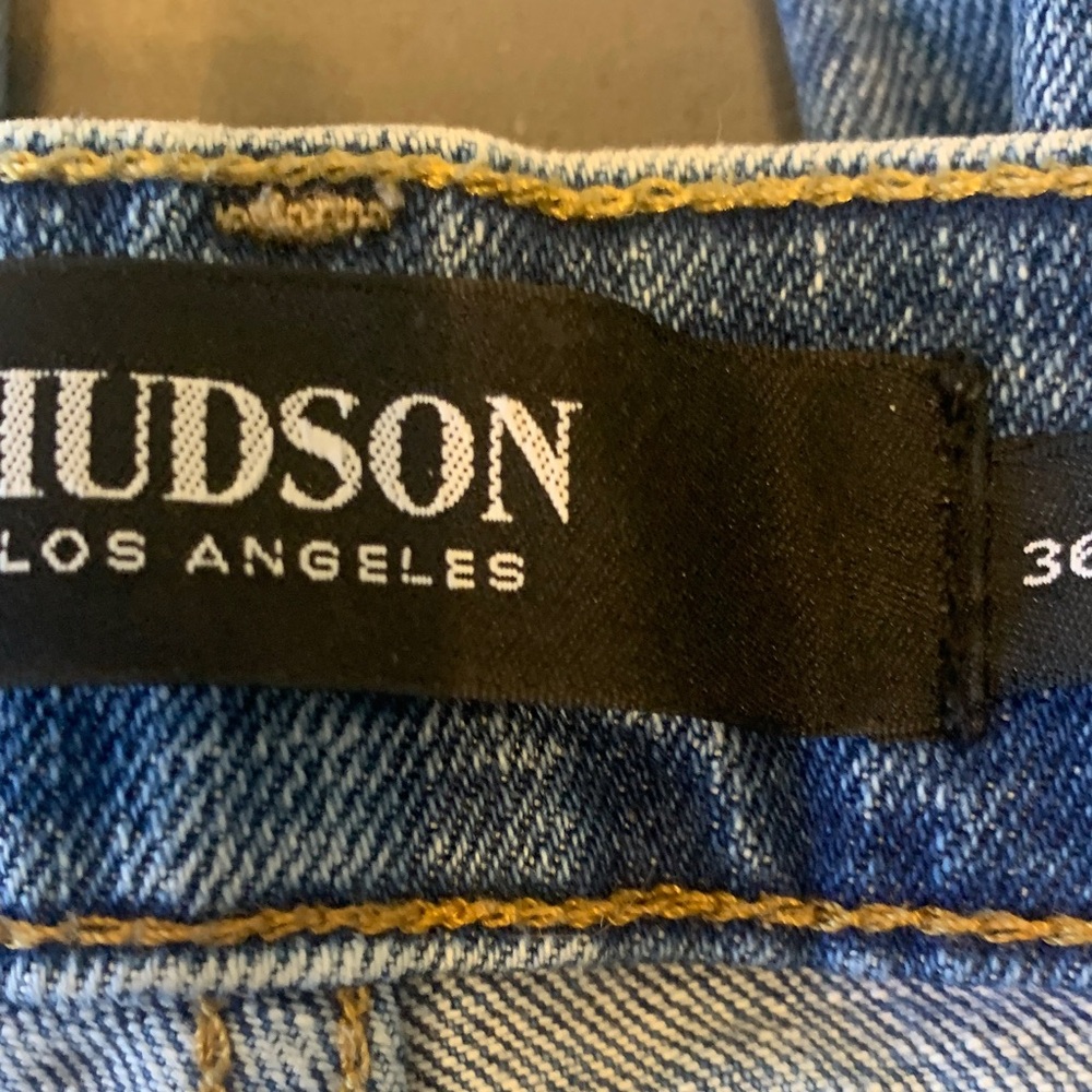 Hudson Jeans Men's Skinny Jeans - Distressed Blue - Picture 4 of 9